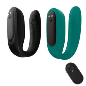 Vibrador de casal com controle remoto recarregável Baud