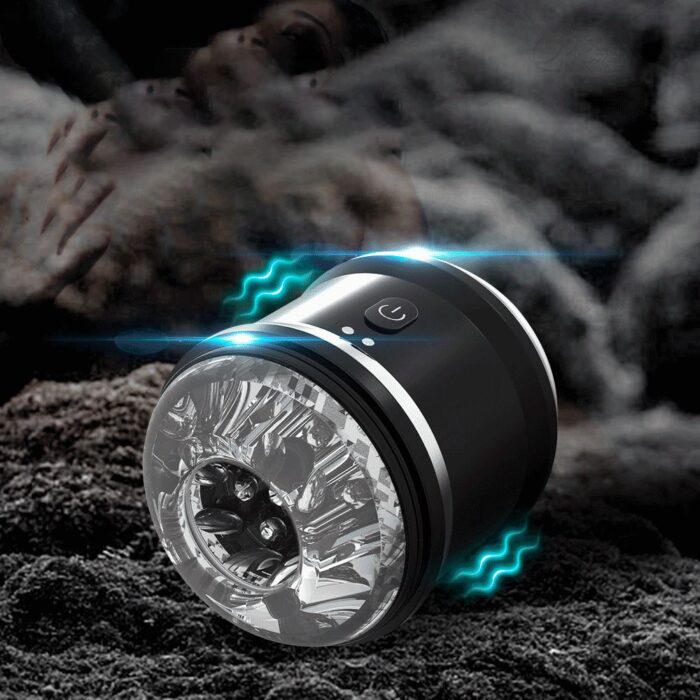 masturbador masculino e Massageador de pênis automático para Homens com vibração Poderosa - Imagem 4