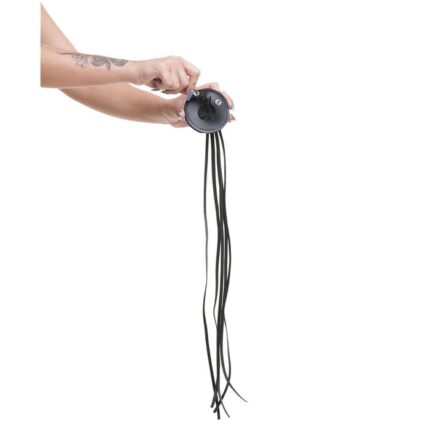 Chicote para prótese em couro sintético linha sado sexy fantasy