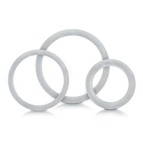 Kit 03 Anéis penianos P/M/G Prolongador De Ereção Em Silicone Sexy Fantasy