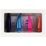 Dilatadores anais - kit de 4 dilatadores anais com cores e tamanhos diferentes feito em laprene gelfex - Sexy fantasy - Imagem 4