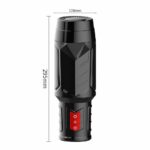 Dibe Masturbador masculino lanterna com 7 modos de vibração - Imagem 5