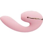 Kistoy tina mini - Vibrador estimulador de ponto g e clítoris com 10 modos de vibração e tecnologia de sucção - Rosa - Imagem 4