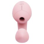 Kistoy tina mini - Vibrador estimulador de ponto g e clítoris com 10 modos de vibração e tecnologia de sucção - Rosa - Imagem 5