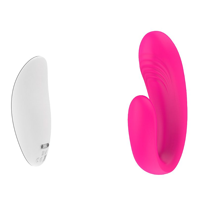 Vibrador de Casal Recarregável anatômico e flexível em silicone com controle remoto - Imagem 8