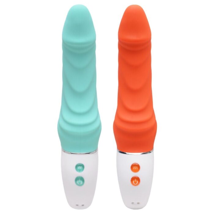 Vibrador de ponto g em silicone com glande, recarregável e 9 modos de vibração – S-hande Tornado - Imagem 2