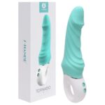 Vibrador de ponto g em silicone com glande, recarregável e 9 modos de vibração – S-hande Tornado - Imagem 7