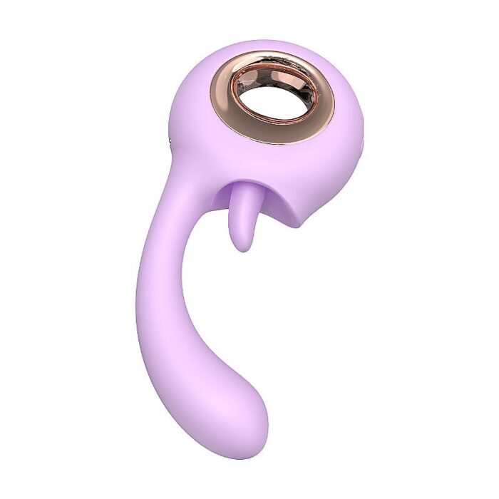 S-hande Woo Vibrador de ponto g com língua estimuladora e 10 modos de vibração - Imagem 3