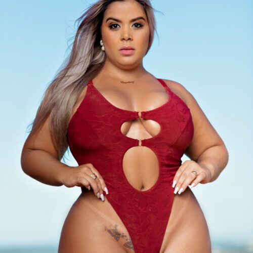 Maio deluxe Aline asa delta sexy em lese e alça de elástico personalizado