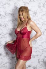 Camisola deluxe feita de microfibra sem bojo com venda na frente - Imagem 6