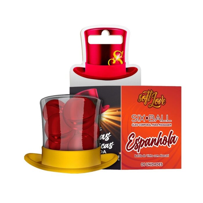 Six Ball Bolinha Beijável 6 Unidades Soft Love - Imagem 4