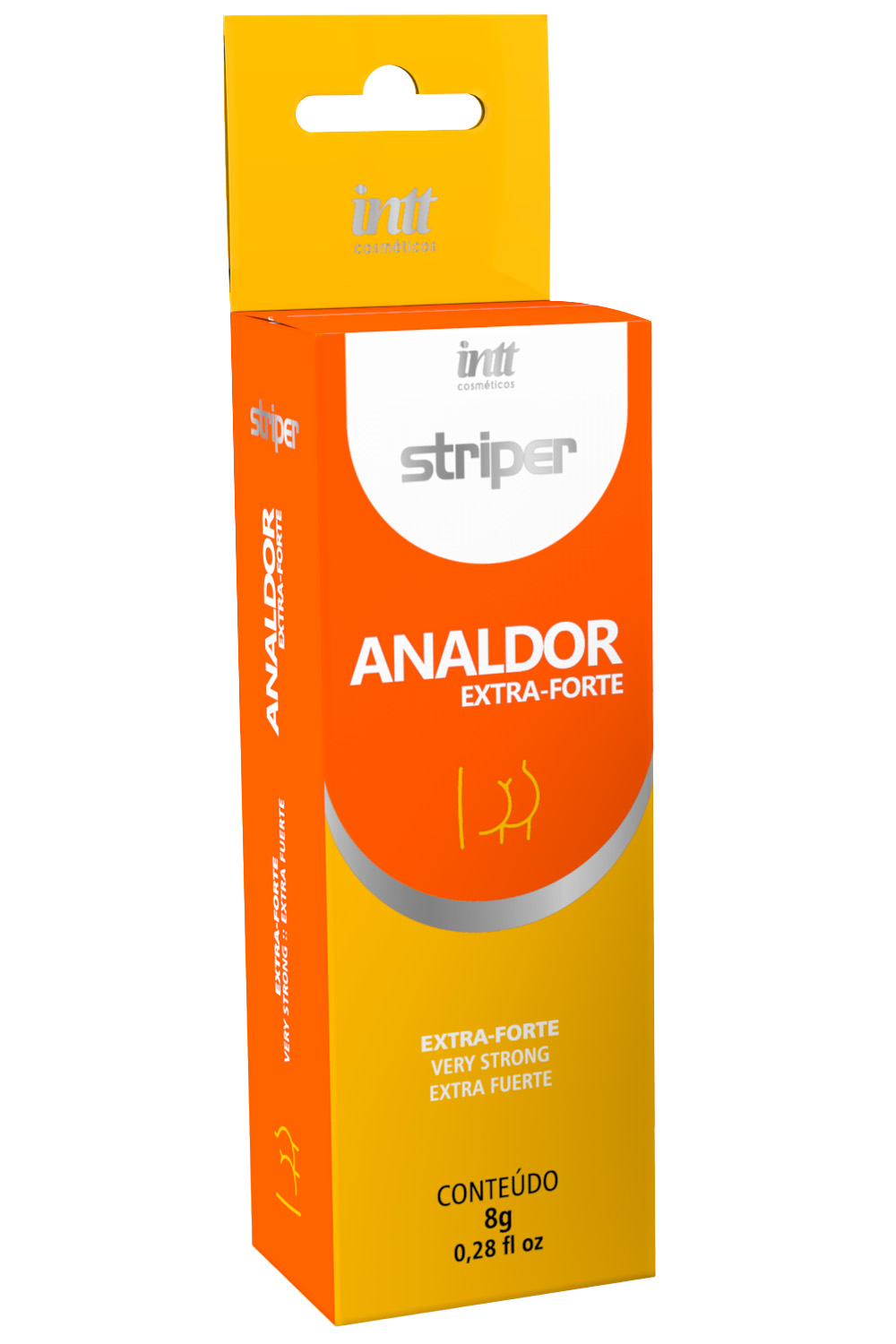 Gel anestésico extra forte Striper Analdor - 8G - Imagem 3