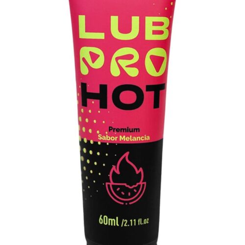 Lubpro hot Premium lubrificante efeito quente com sabor melancia 60ml feitiços aromáticos