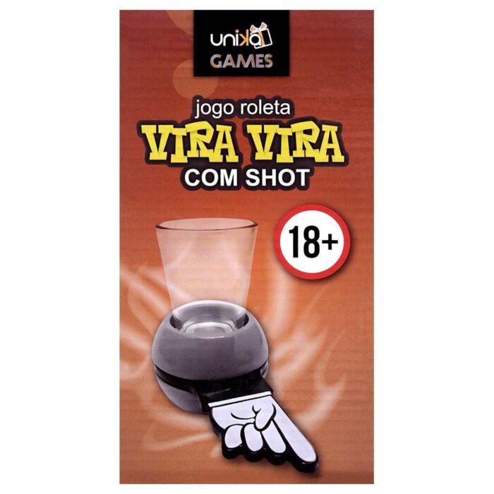 Jogo Roleta De Drinks Vira Vira Mãozinha com Shot - Imagem 7