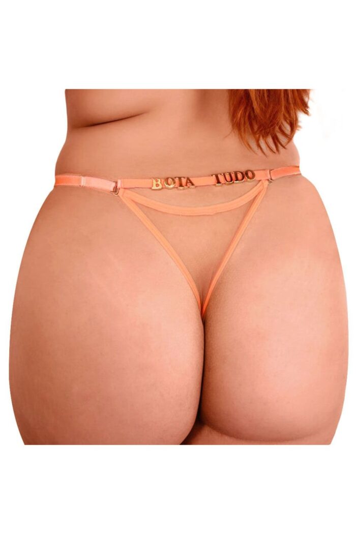 Calcinha Laranja plus size personalizável - Imagem 3