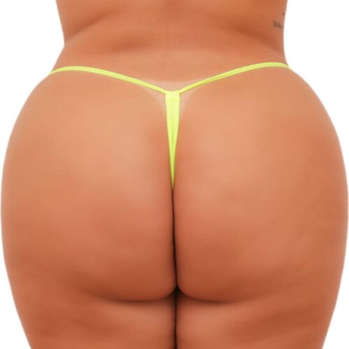 Alternative view of Calcinha Plus size Sexy Secretária laranja Neon