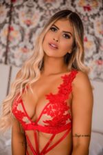 Body feminino ilusion maria antonieta vermelho - Segredo Lacrado - Imagem 7