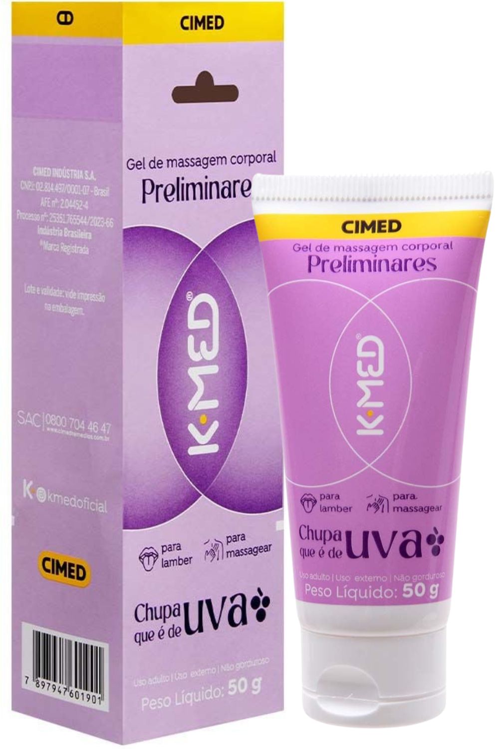 K-med gel excitante para preliminares chupa que é de uva