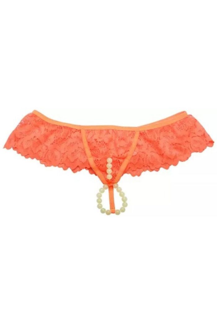 Calcinha Plus Size Laranja Neon Tailandesa Master - Imagem 3