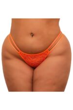 Calcinha Plus Size Personalizável Laranja Neon - Imagem 2