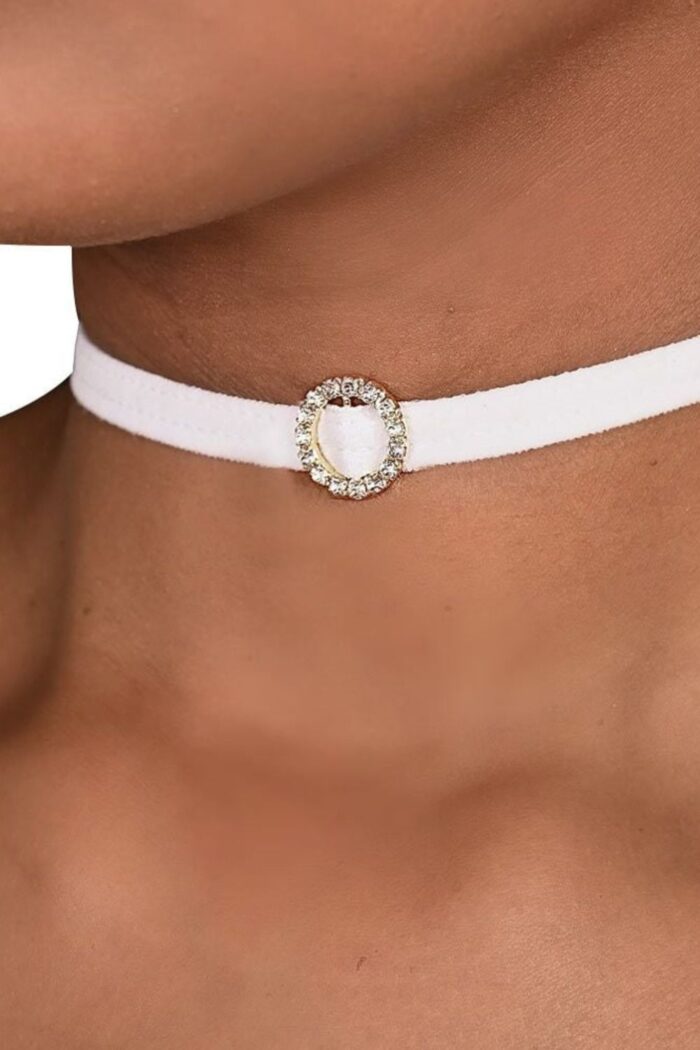 Calcinha Fio Dental Fetiche Branca com escrita Hoje tem Pau - Imagem 2