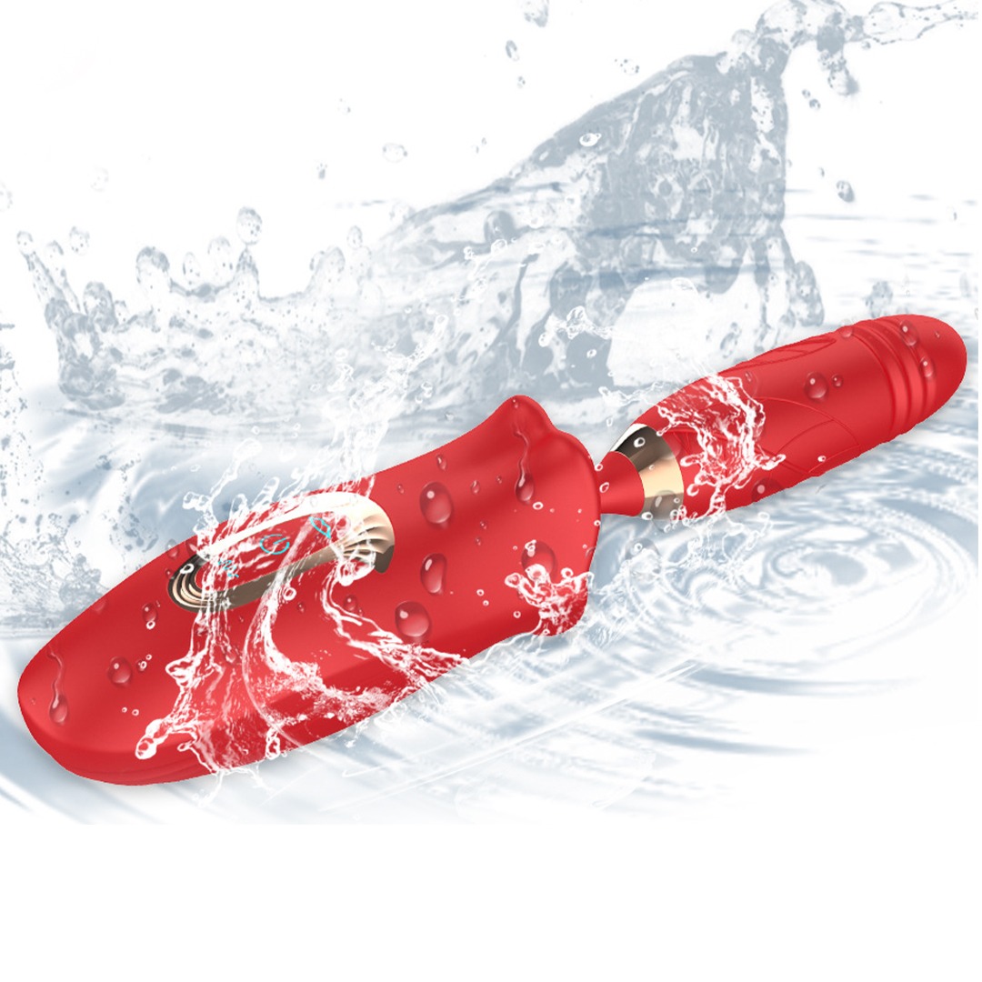 Vibrador Estimulador Boca com Penetração Vai e Vem - Imagem 3