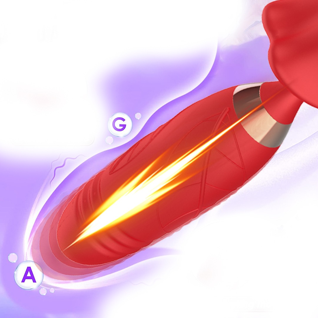 Vibrador Estimulador Boca com Penetração Vai e Vem - Imagem 4