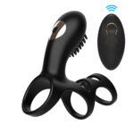 Anel peniano com controle remoto 10 modos de vibração - Mannuo - Imagem 2