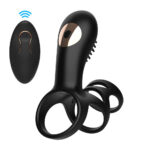 Anel peniano com controle remoto 10 modos de vibração - Mannuo - Imagem 8