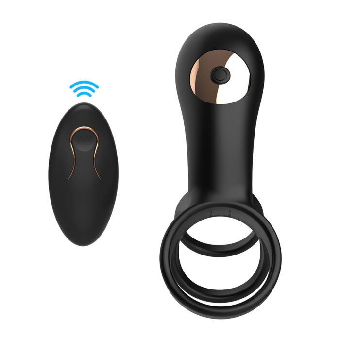 Anel peniano com controle remoto 10 modos de vibração - Mannuo - Imagem 10