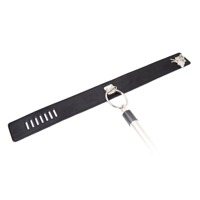 Coleira com algemas e barra de restrição em metal - Imagem 4