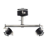 Coleira com algemas e barra de restrição em metal - Imagem 2