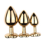 Plug Anal Grande Aço Dourado Coração - Imagem 13