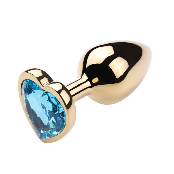 Plug Anal Grande Aço Dourado Coração - Imagem 10