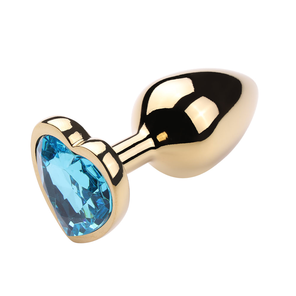 Plug Anal Grande Aço Dourado Coração - Imagem 10