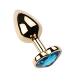 Plug Anal Grande Aço Dourado Coração - Imagem 9