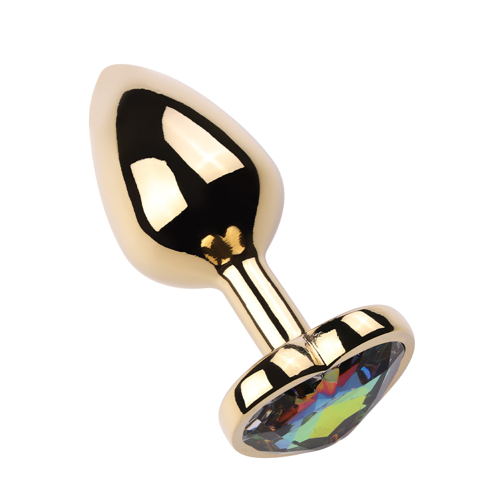 Plug Anal Grande Aço Dourado Coração - Imagem 8