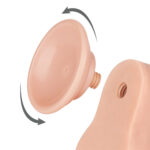 Protese em formato de Pênis ultra Realístico 22x4,3 cm Sliding com dupla camada Dong Flesh - Lovetoy - Imagem 7