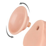 Pênis com dupla camada Realístico 20x4 cm Sliding Skin Dual Layer Dong Flesh - Lovetoy - Imagem 6