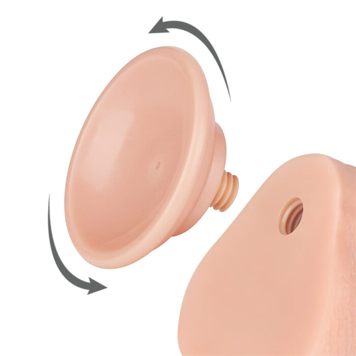 Pênis com dupla camada Realístico 20x4 cm Sliding Skin Dual Layer Dong Flesh - Lovetoy - Imagem 6