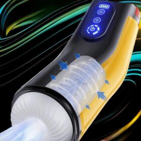 Masturbador Masculino em silicone com 7 Modos de Vibração com 7 Modos de sucção - Dibe