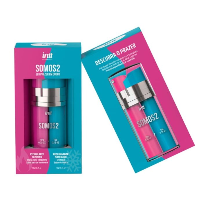 Kit Prazer a Dois: Géis Excitantes Feminino & Masculino + Vibration Mel 17ml - Intt Cosméticos - Imagem 4