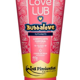 Bubbalove lubrificante beijável tutti frutti love lub 60g la pimienta