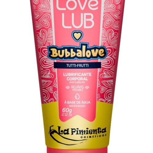 Bubbalove lubrificante beijável tutti frutti love lub 60g la pimienta