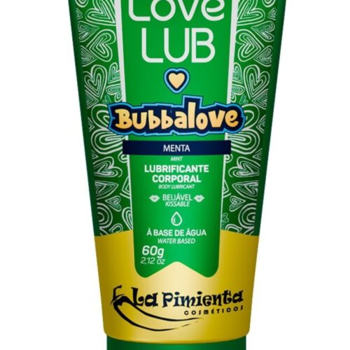 Bubbalove lubrificante beijável menta love lub 60g la pimienta