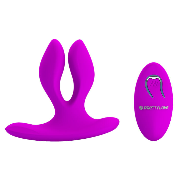 Plug Anal Recarregável com vibro Magic Finger controle remoto duplo prazeroso - Imagem 4