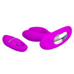 Plug Anal Recarregável com vibro Magic Finger controle remoto duplo prazeroso - Imagem 3