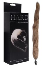 Plug pequeno anal em Metal Onix com cauda Degradê Luxo Hard - Imagem 2