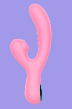 Oasis Vibrador Rabbit em Silicone com 10 Modos de Vibração, 10 Ondas de Pressão e Recarregável - Intt Toys - Imagem 3