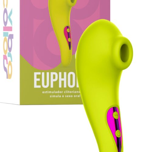 Euphoria Collors Estimulador de Clitóris em Silicone 10 Modos de Pulsação e Recarregável - Intt Toys
